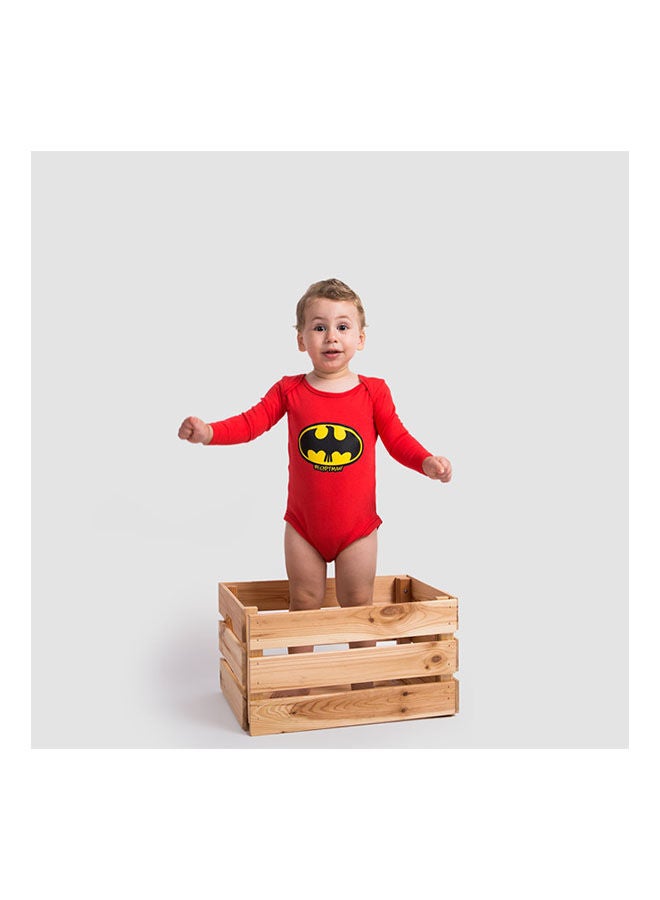 ناس تريندس - Egyptman Long Sleeve Bodysuit Red - Image 1
