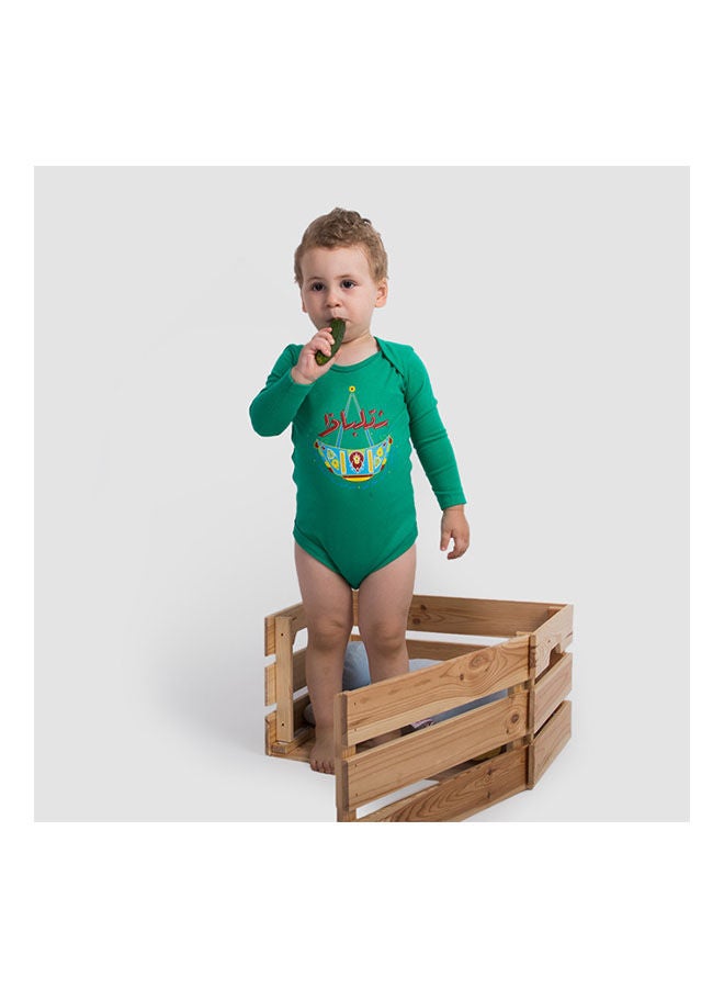 ناس تريندس Summersalt Long Sleeve Bodysuit Green