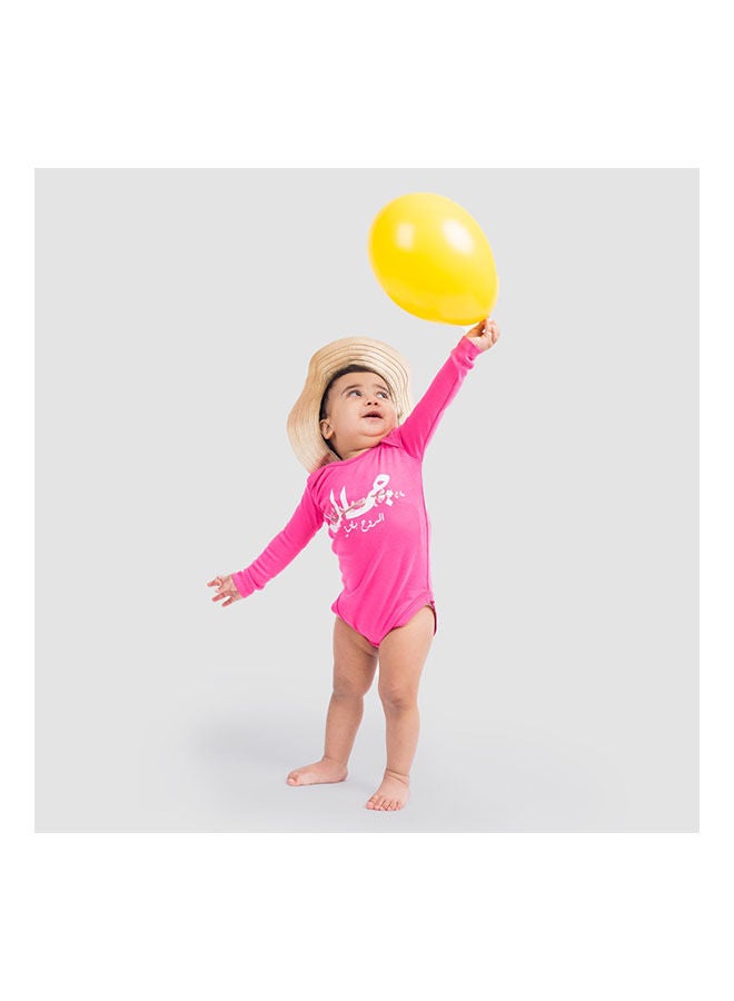 ناس تريندس Beauty Of The Soul  Long Sleeve Bodysuit Fouchia