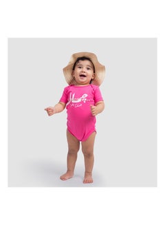 NAS Trends Beauty Of The Soul Short Sleeve Bodysuit Fouchia 