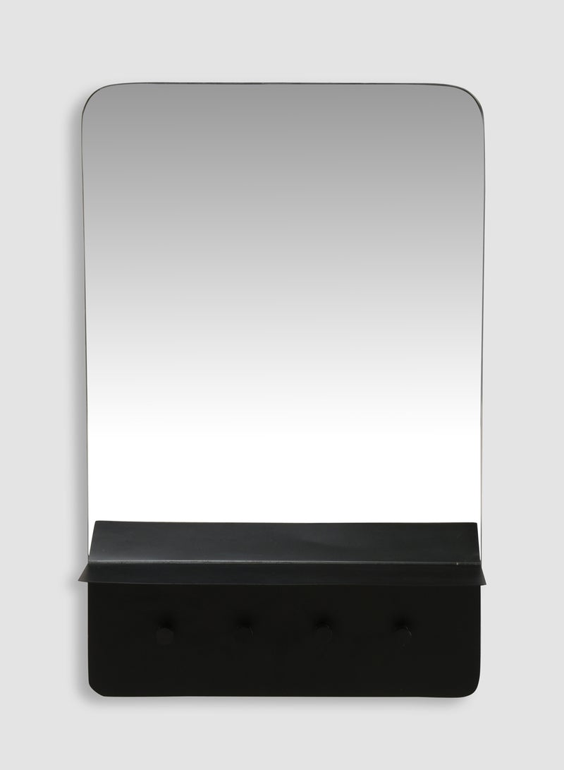 Switch - Wall Mirror Unique Luxury Quality Material For The Perfect Stylish Home SAS32B Black L38 X D13 X H60cm - Image 1