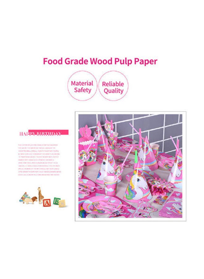 Kidle 139-Piece Children Unicorn Party Supplies Pack Set - Image 4
