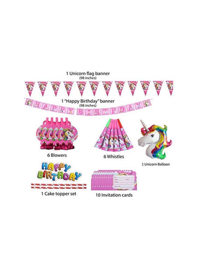 Kidle 139-Piece Children Unicorn Party Supplies Pack Set - Image 5