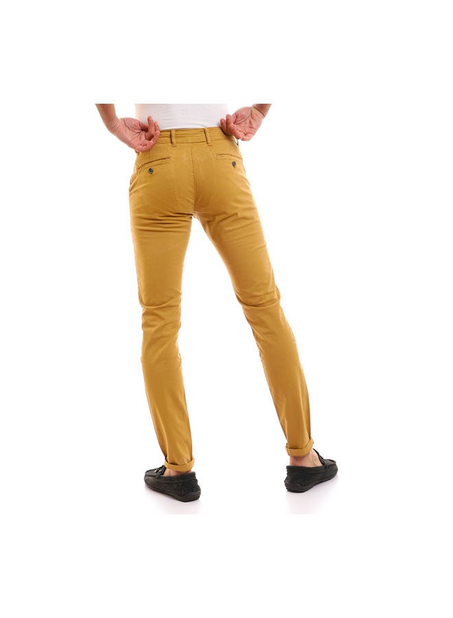 Andora - Gabardine Plain Mid Rise Pants Gamali - Image 1