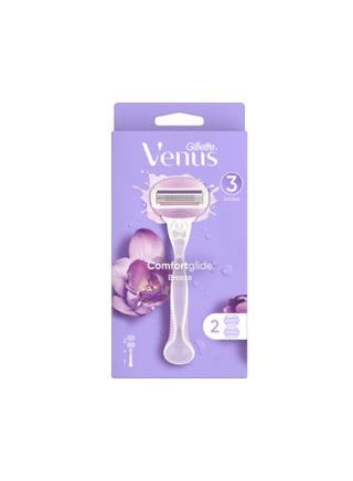 طقم شفرات حلاقة فينوس كومفورت جلايد بريز من قطعتين أرجواني - v1644236823/N31433198A_1