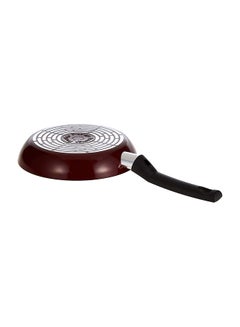 Prestige 25-Piece Aluminium Non-Stick Coating Durable Design Non-Slip Ergonomic Handle Kitchen Cookware Set Includes 1x Cookware (20 cm), 1x Casserole With Glass Lid (24 cm), 1x Casserole With Glass Lid (30 cm), 1x Casserole With Glass Lid (28 cm), 1x Wok With Glass Lid (14 cm), 1x Saucepan With Glass Lid (30 cm), 1x Concave Tawa (20 cm), 1x Fry Pan (26 cm), 4x Fry Pan, 5x Tool Set, 7x Knife With Holder Set Red  - Image 5