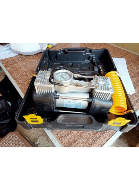 Air Compressor with a Hard Plastic Bag