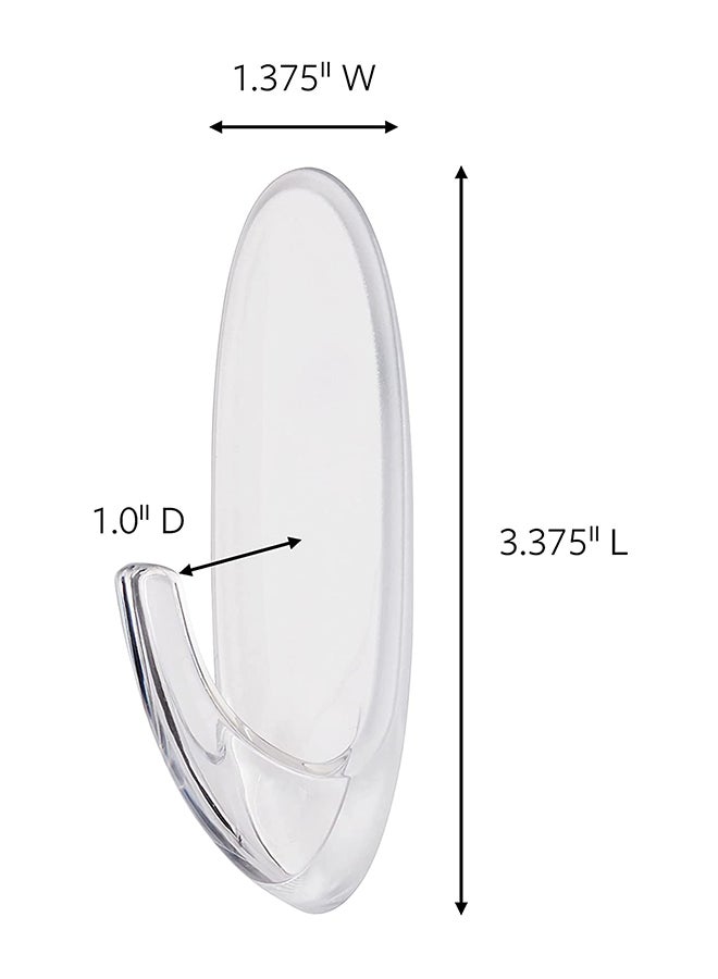 Command 17093 Hook With Strips Large Holds Clear 1.8kg  - Image 3