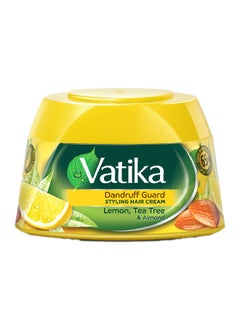 Vatika Naturals Dandruff Guard Styling Hair Cream Enriched With Lemon Tea Tree And Almond 140ml  - Image 1