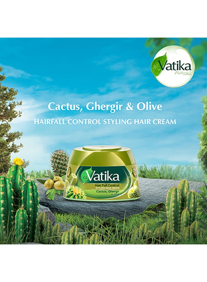 Dabur - Hair Fall Control Styling Hair Cream Enriched With Cactus Ghergir And Olive 140ml - Image 1