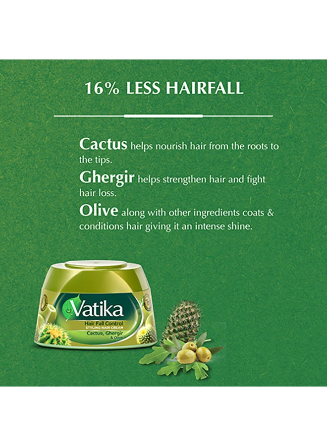 Dabur - Hair Fall Control Styling Hair Cream Enriched With Cactus Ghergir And Olive 140ml - Image 1