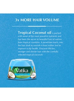 Dabur Tropical Coconut Styling Hair Cream Volume And Thickness For Fine And Limp Hair 140ml  - Image 3