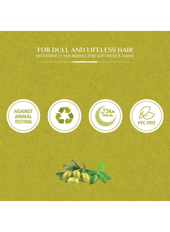 Dabur - Nourish And Protect Shampoo Natural And Herbal Enriched With Olive And Henna , Nourishing Oils 200ml - Image 1