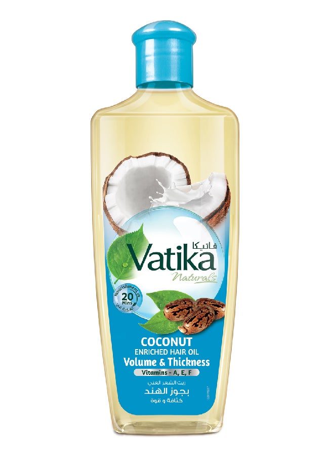 VATIKA Coconut Enriched Hair Oil Volume And Thickness 300ml  - Image 1
