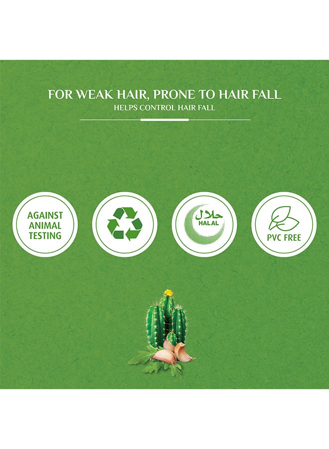 VATIKA Hair Fall Control Shampoo Enriched With Cactus And Gergir For Weak Hair 400ml  - Image 3