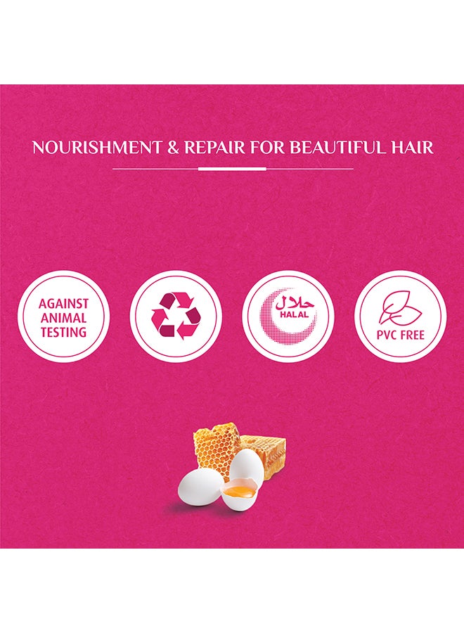 Dabur Repair And Restore Shampoo Enriched With Egg And Honey For Damaged Hair And Splitends 400ml - Image 4