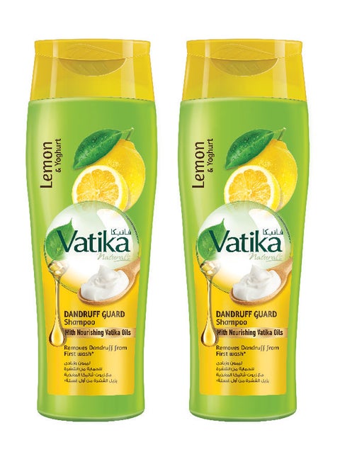 Dandruff Guard Shampoo Enriched With Lemon And Yoghurt 2 x 400ml