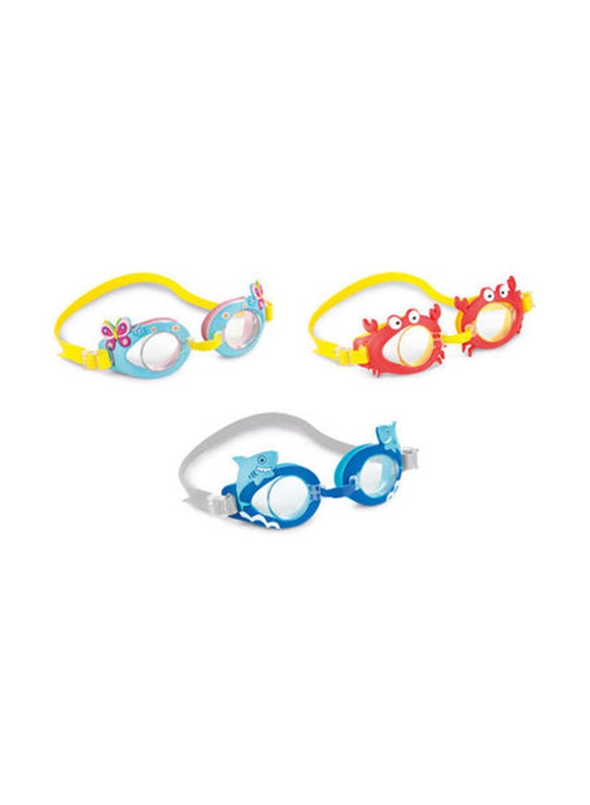 INTEX - Fun Swimming Goggles Assorted 14.9x20.3x3.8 cmcm - Image 1