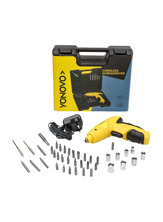 Yonovo 45-Piece 3.6V Cordless Screwdriver Multicolour  - Image 5
