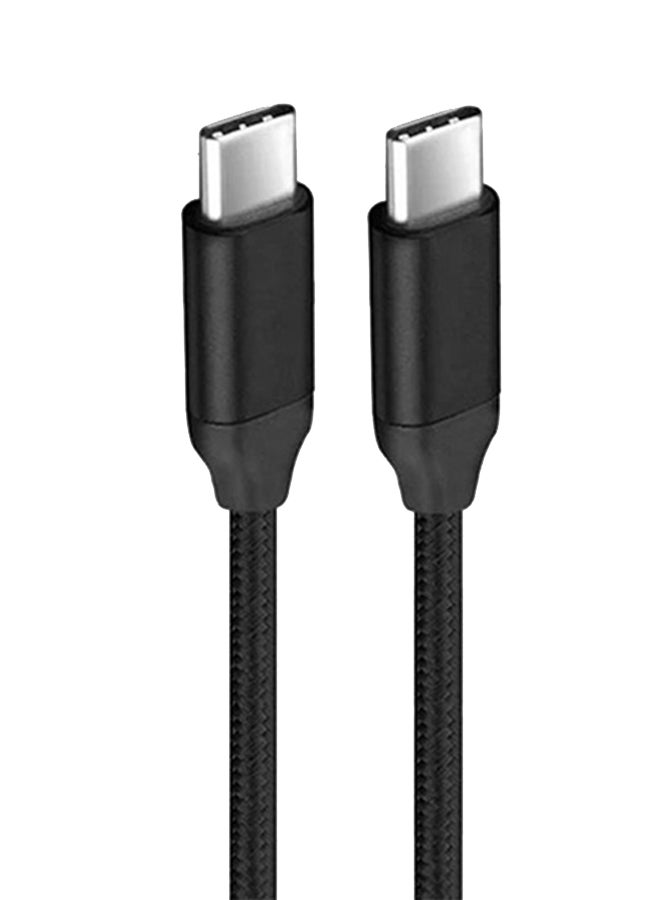 RAVPOWER Type C To Type C Charging Cable Black  - Image 3