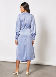 GHOSPELL Waterscape Midi Dress Blue  - Image 2