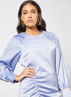 GHOSPELL Waterscape Midi Dress Blue  - Image 4