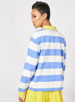VANS Tierra Whack Long Sleeve Striped Polo Multicolour  - Image 2