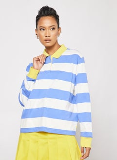 VANS Tierra Whack Long Sleeve Striped Polo Multicolour  - Image 1