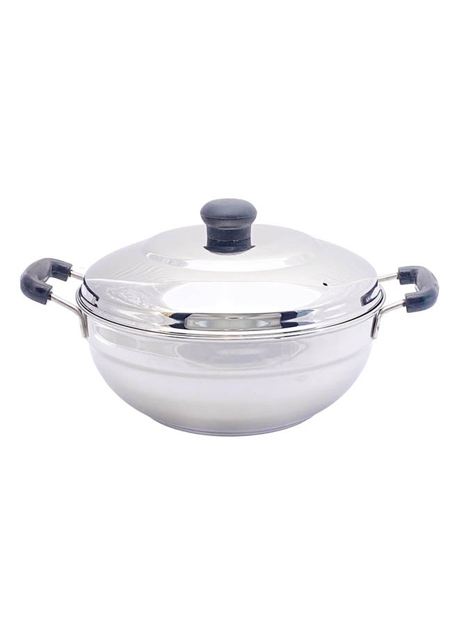 Stainless Steel Idly Cooker Multi Use Silver 23cm - v1644319962/N43325959A_2