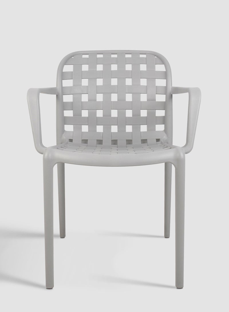 Switch Dining Chair Natural Collection In Grey Plastic Size 57 X 58 X 83 Grey - Image 1