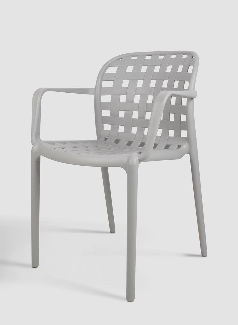 Switch Dining Chair Natural Collection In Grey Plastic Size 57 X 58 X 83 Grey - Image 2