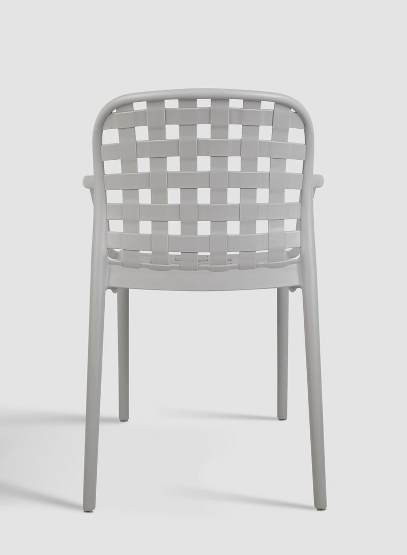 Switch Dining Chair Natural Collection In Grey Plastic Size 57 X 58 X 83 Grey - Image 4
