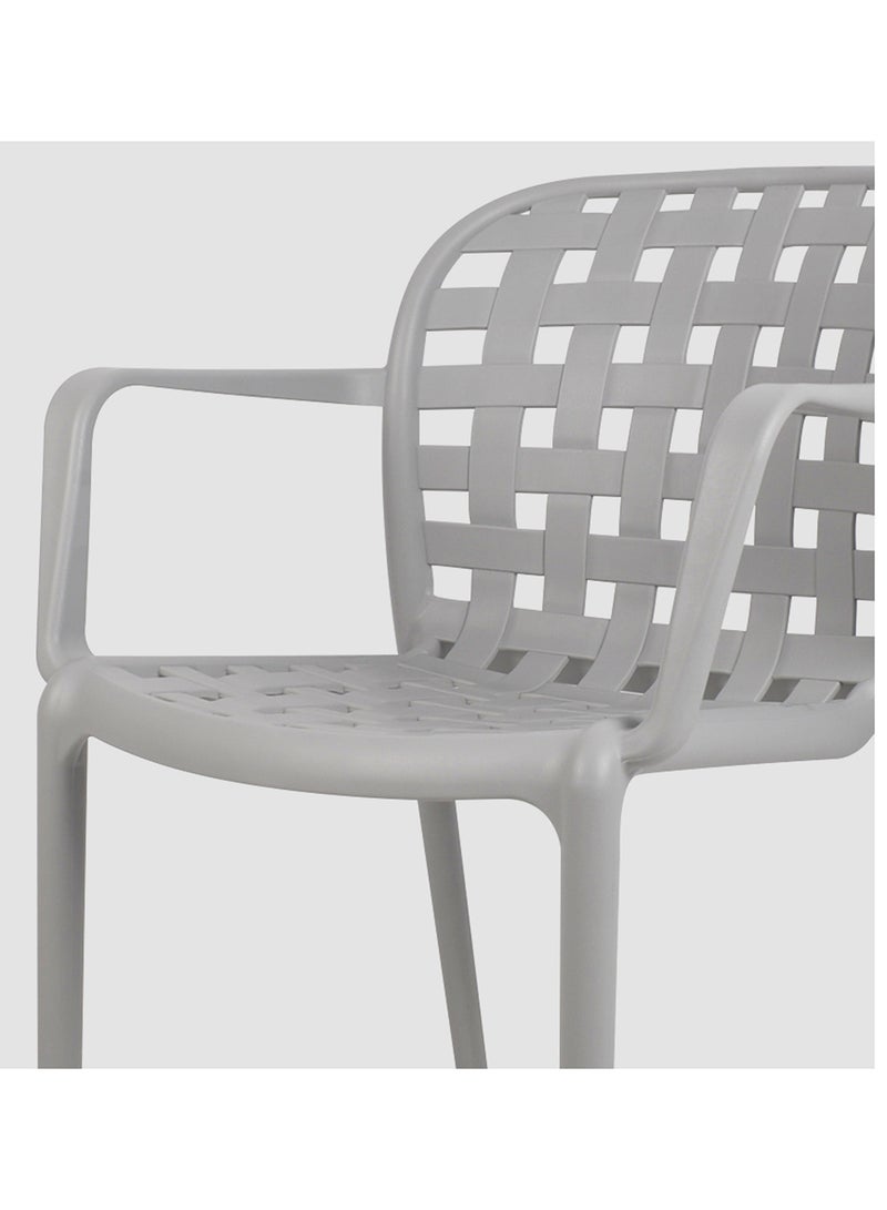 Switch Dining Chair Natural Collection In Grey Plastic Size 57 X 58 X 83 Grey - Image 5