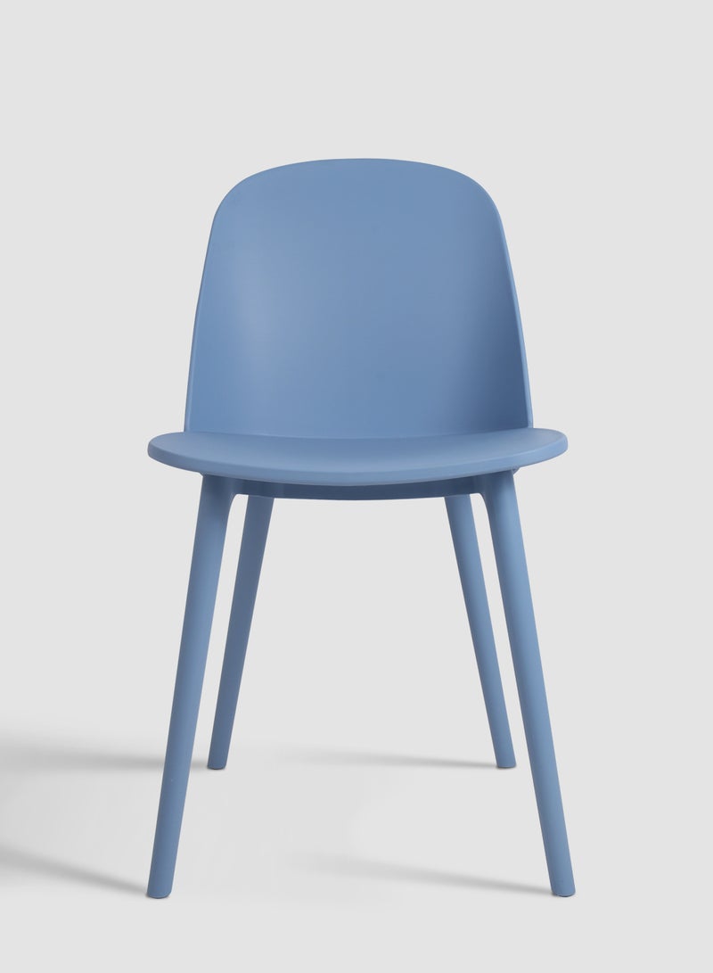 Switch Dining Chair In Skyblue Plastic Chair Size 46 X 53.7 X 89.5 Skyblue 46*53.7*89.5cm - Image 1