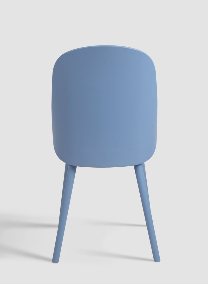 Switch Dining Chair In Skyblue Plastic Chair Size 46 X 53.7 X 89.5 Skyblue 46*53.7*89.5cm - Image 5