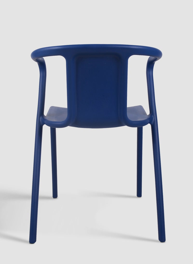 Switch Dining Chair In Navy Blue Plastic Chair Size 53 X 52 X 75 Cm Navy Blue 52*52*72.5cmcm  - Image 4
