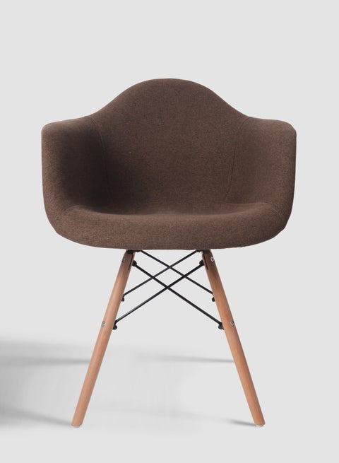 Dining Chair In Brown Size 61.5 X 62.5 X 79.5 Brown 61.5*62.5*79.5cm