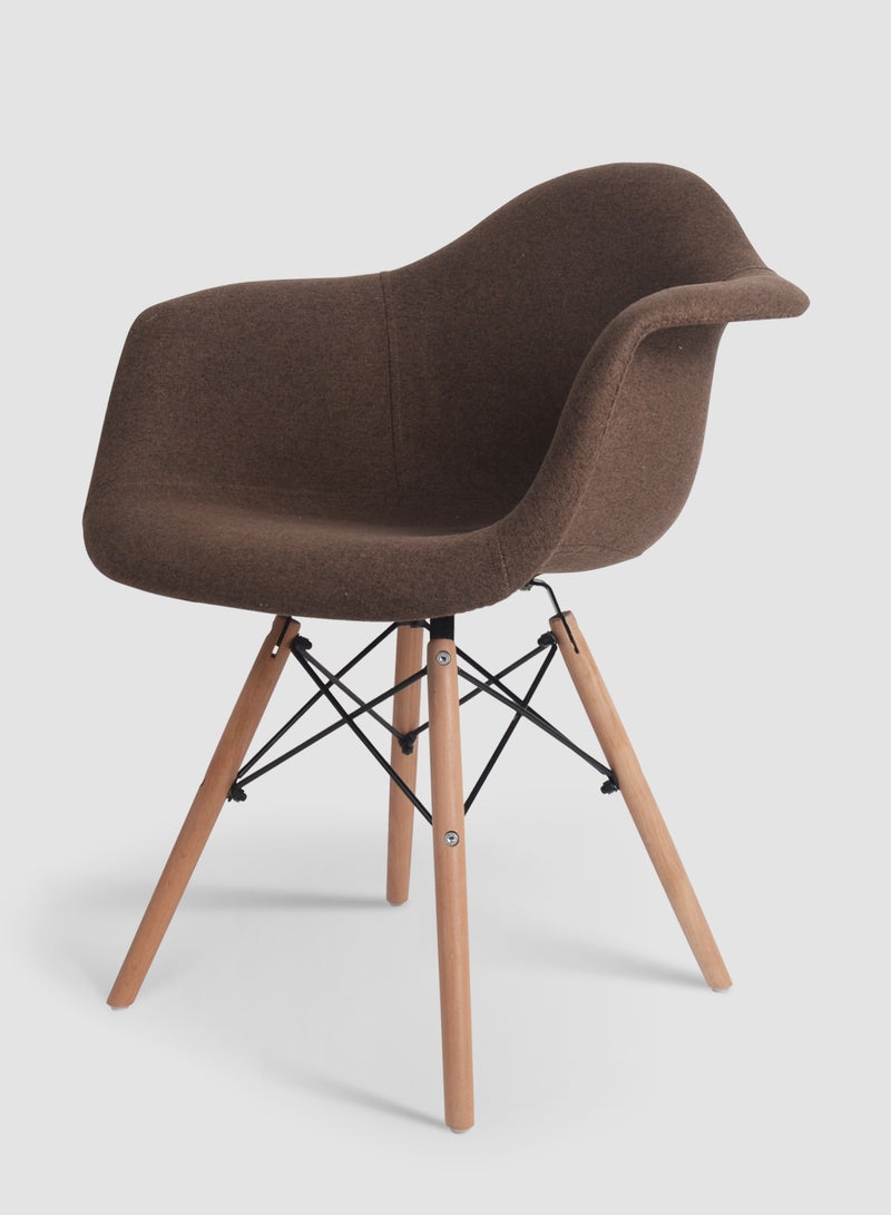 Dining Chair In Brown Size 61.5 X 62.5 X 79.5 Brown 61.5*62.5*79.5cm