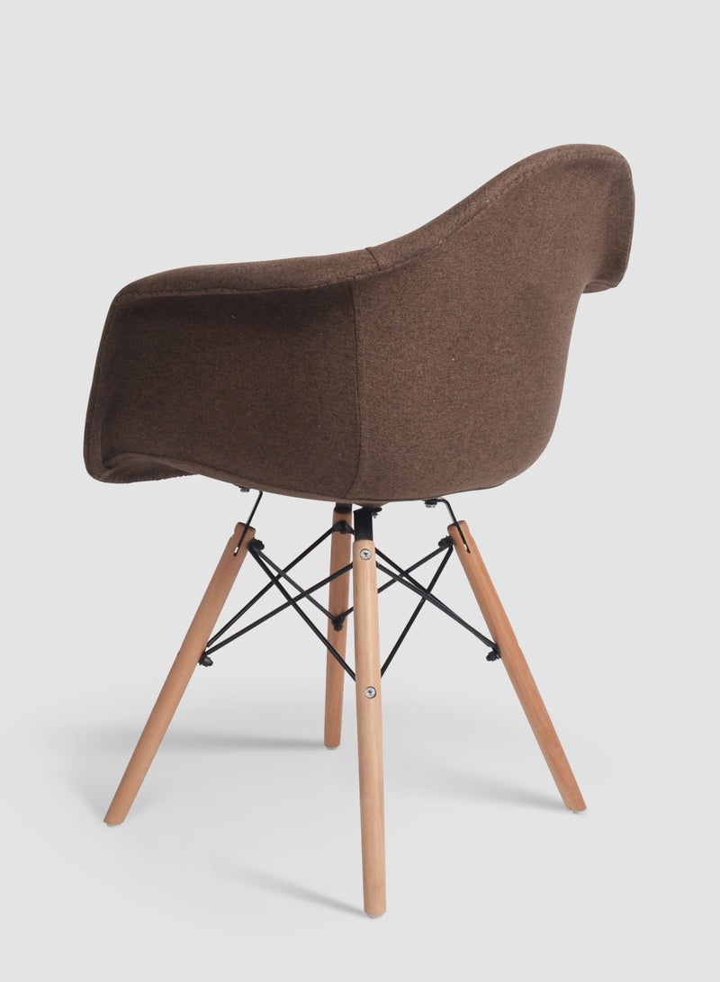 Dining Chair In Brown Size 61.5 X 62.5 X 79.5 Brown 61.5*62.5*79.5cm