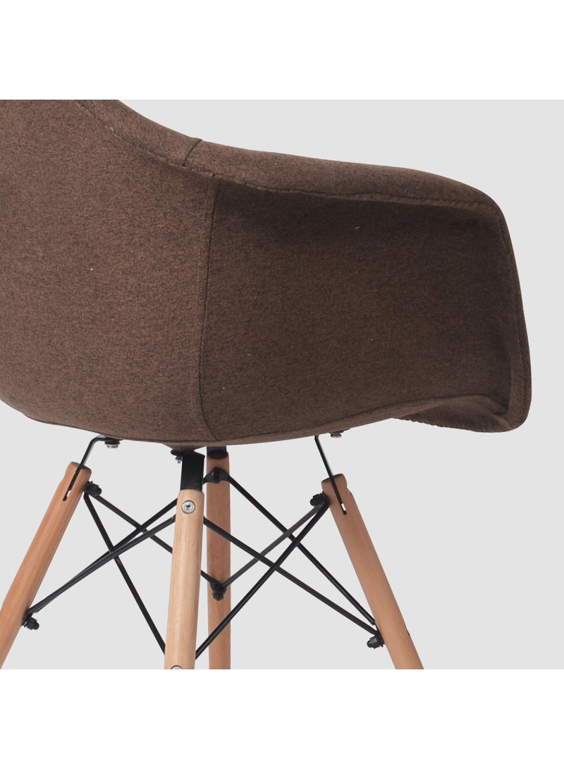 Dining Chair In Brown Size 61.5 X 62.5 X 79.5 Brown 61.5*62.5*79.5cm