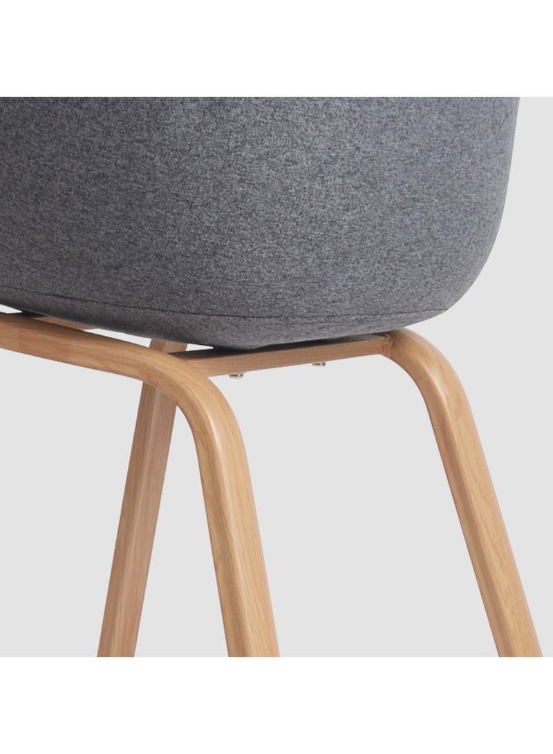 Switch - Dining Chair In Bluishgrey Size 54.5 X 57 X 76Cm Bluishgrey 54.5*57*76CMcm - Image 1