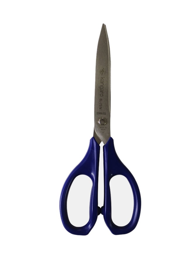 Kangaro Stainless Steel Office & Home Scissor Blue 