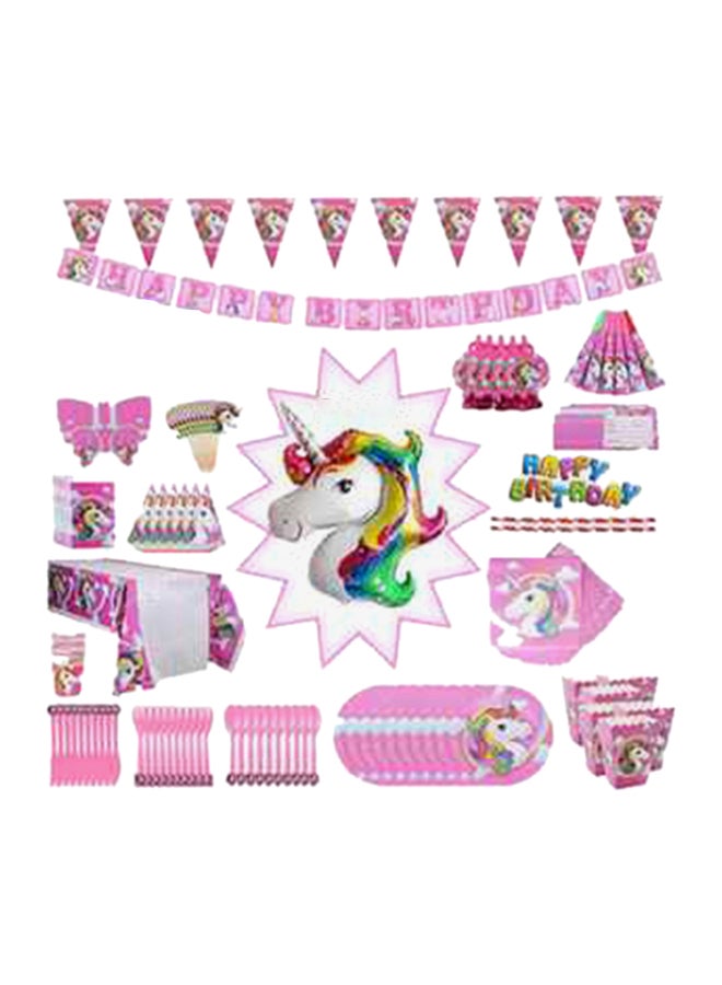 Kidle 139-Piece Children Unicorn Party Supplies Pack Set - Image 1
