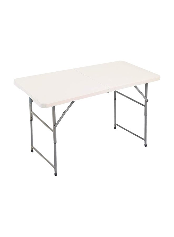 ALMUFARREJ - Foldable Buffet Table White/Black 120x73x60cm - Image 1
