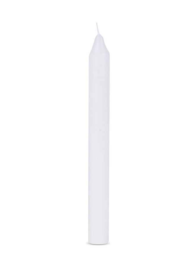 BADRA - 20-Piece Dinner Candle Set White 2x2x20cm - Image 1