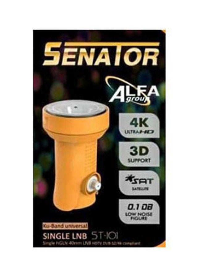 SENATOR LNB Senator ST-101 Ku-Band Universal 1 Port ST-101 Yellow  - Image 2