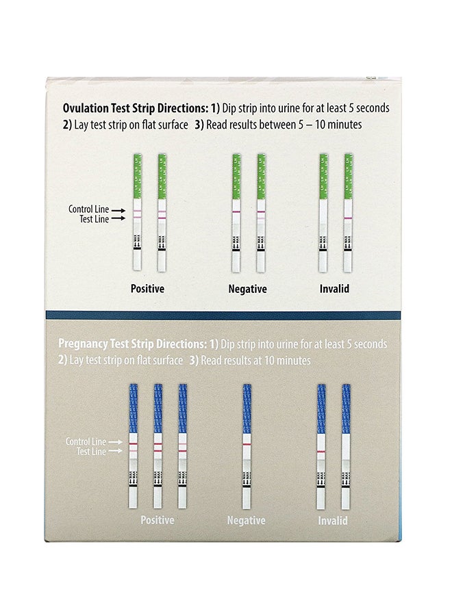 fairhaven health - 50-Piece BFP Ovulation And Pregnancy Test Strips Set - Image 1