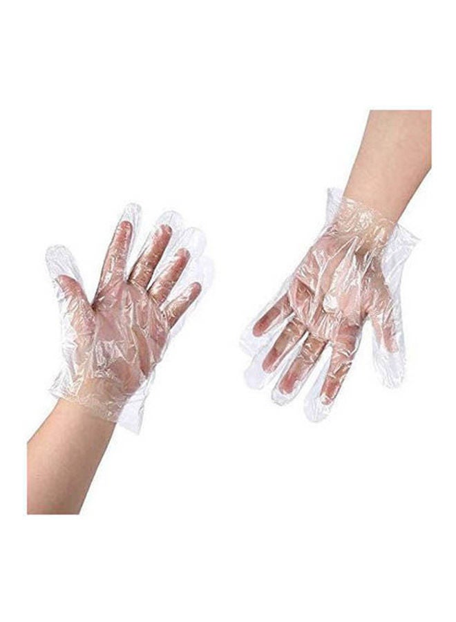 Plastic Gloves Clear Free Size none - Image 1