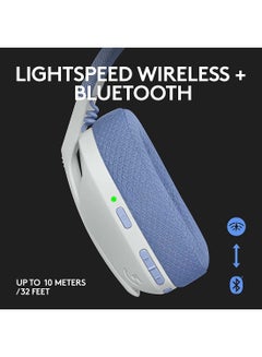 Logitech G435 Lightspeed Wireless Gaming Headset - White  - Image 4