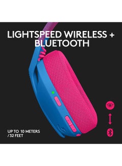Logitech G435 Light Speed Wireless Gaming Headset - Blue  - Image 4